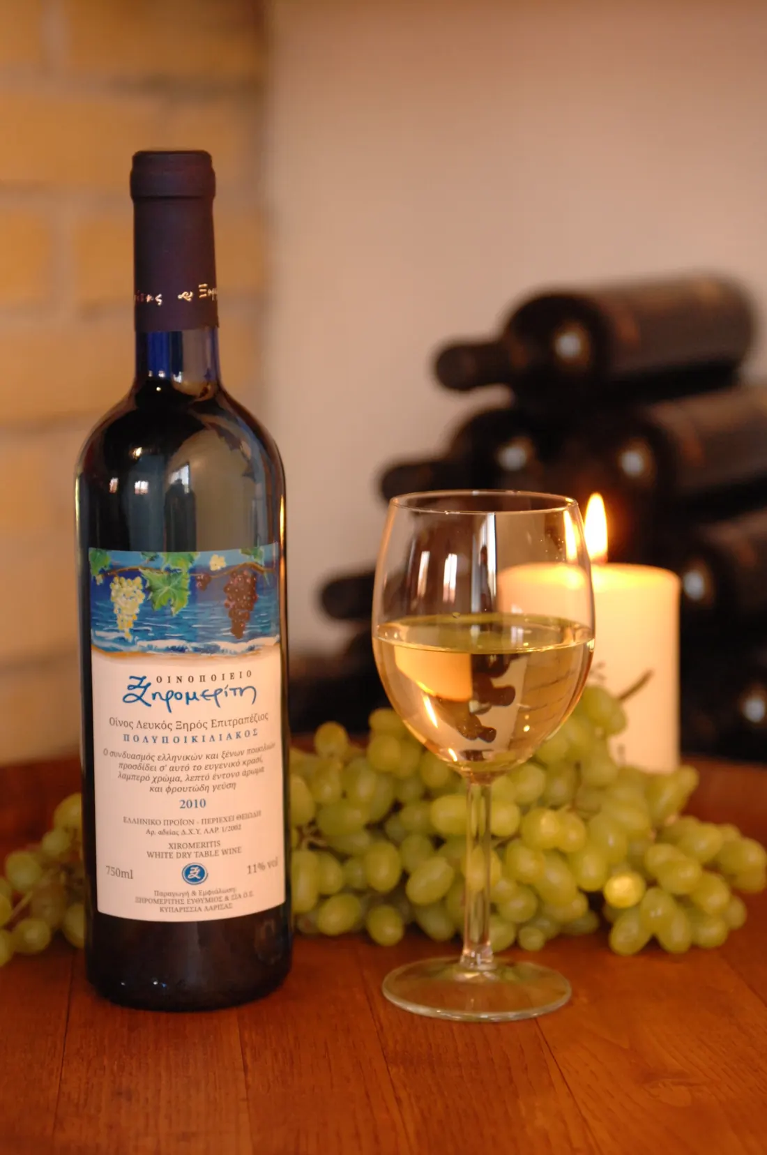 White wine, cellar shoot